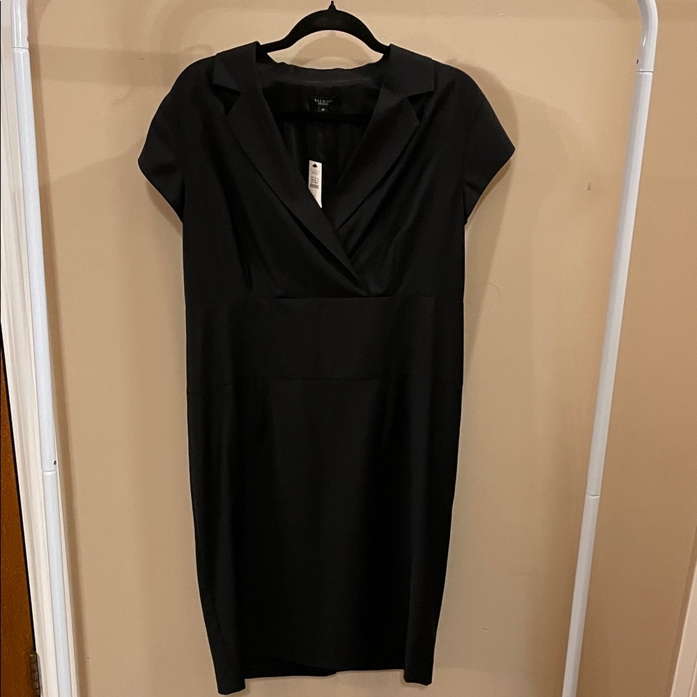 Talbots Classic Black Midi Dress